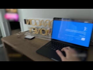 i fixed my laptop so i could get a blow job