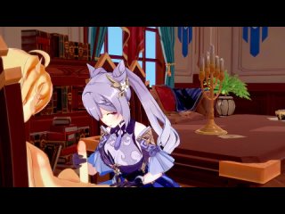 genshin impact hentai - aether x ganyu masturbates and fucks - japanese asian manga anime game porn